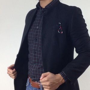 Express 1MX extra slim fit button down dress shirt